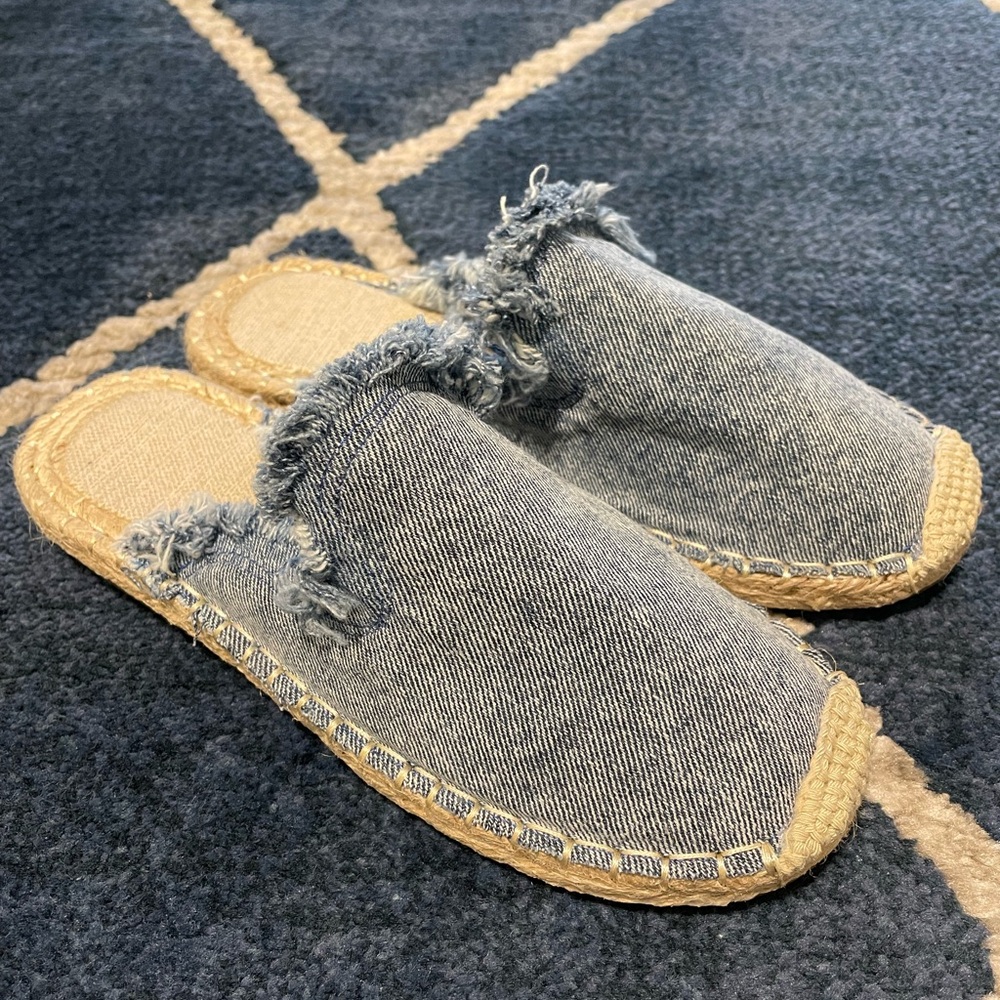French espadrille sandals